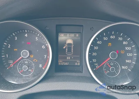 2012 Volkswagen Jetta Sportwagen 2.5L Se из США, поврежденный, VIN 3VWPP7AJ8CM671876